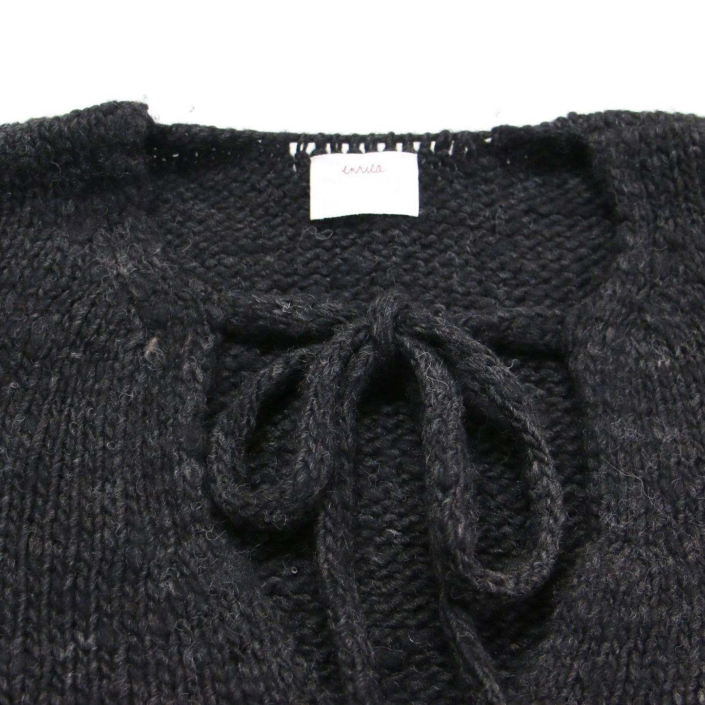 24秋冬 ウール ローゲージ ニット ワンピース / プルオーバー Vネック ミディ丈 長袖 オーバーサイズ