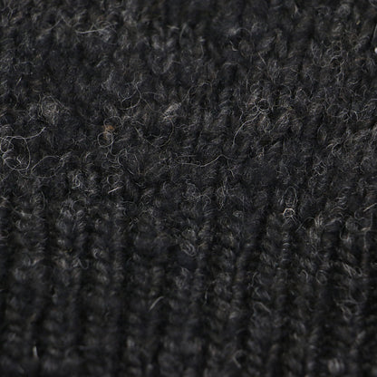 24秋冬 ウール ローゲージ ニット ワンピース / プルオーバー Vネック ミディ丈 長袖 オーバーサイズ