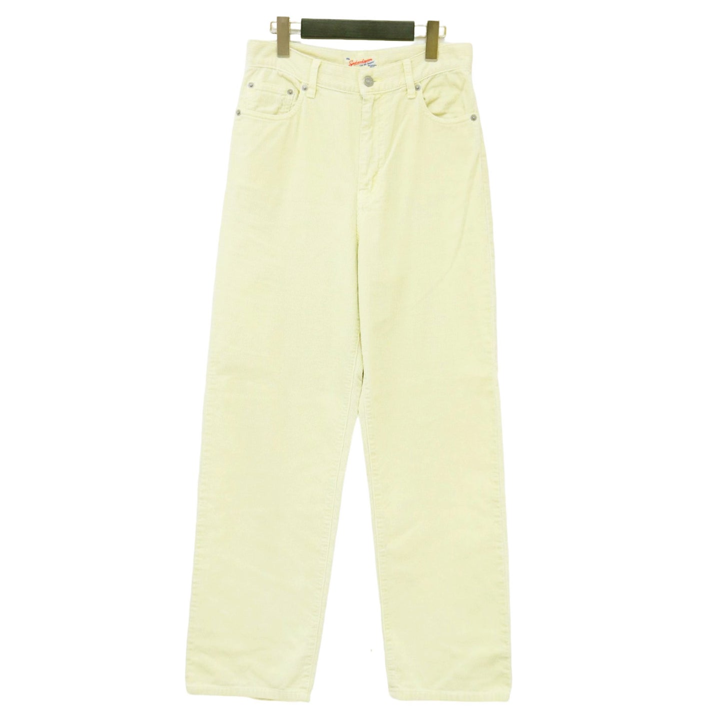 24秋冬 ガーメントダイ コーデュロイ パンツ / テーパード ハイウエスト 5ポケット