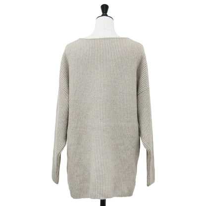 22秋冬 ウール セーブル カシミヤ Vネック プルオーバー / ニット 長袖