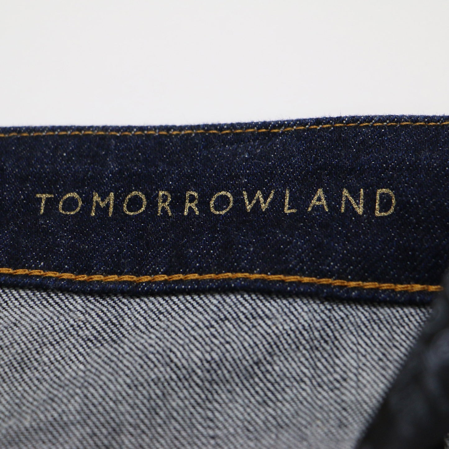 × TOMORROWLAND 別注 ハイウエスト ストレート デニム パンツ / LIGHT ストレッチ コットン