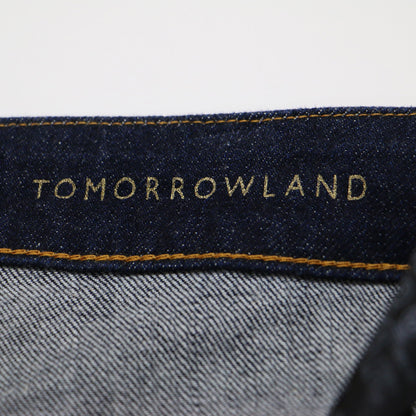 × TOMORROWLAND 別注 ハイウエスト ストレート デニム パンツ / LIGHT ストレッチ コットン