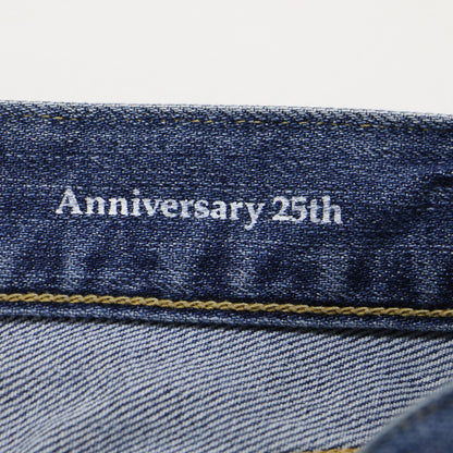 アニバーサリー スリム テーパード デニム パンツ / Anniversary 25th ストレッチ コットン