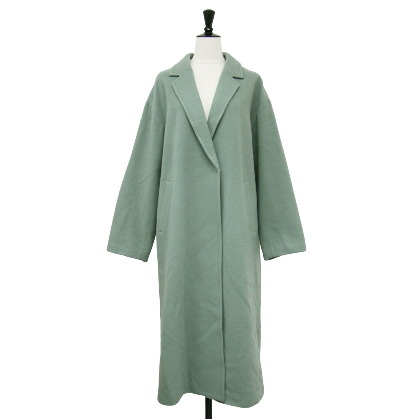 20秋冬 SUPER100 ロング チェスターコート / テーラードカラー オーバーサイズ ウール