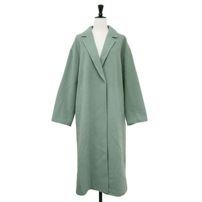 20秋冬 SUPER100 ロング チェスターコート / テーラードカラー オーバーサイズ ウール