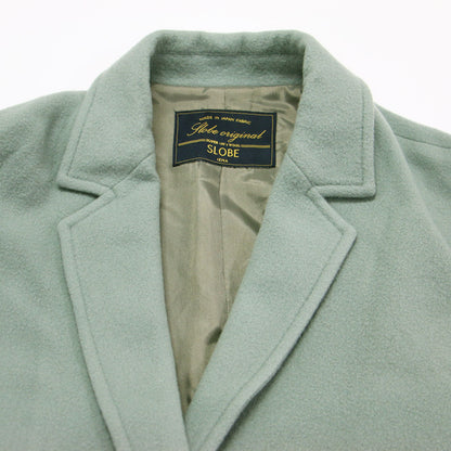 20秋冬 SUPER100 ロング チェスターコート / テーラードカラー オーバーサイズ ウール