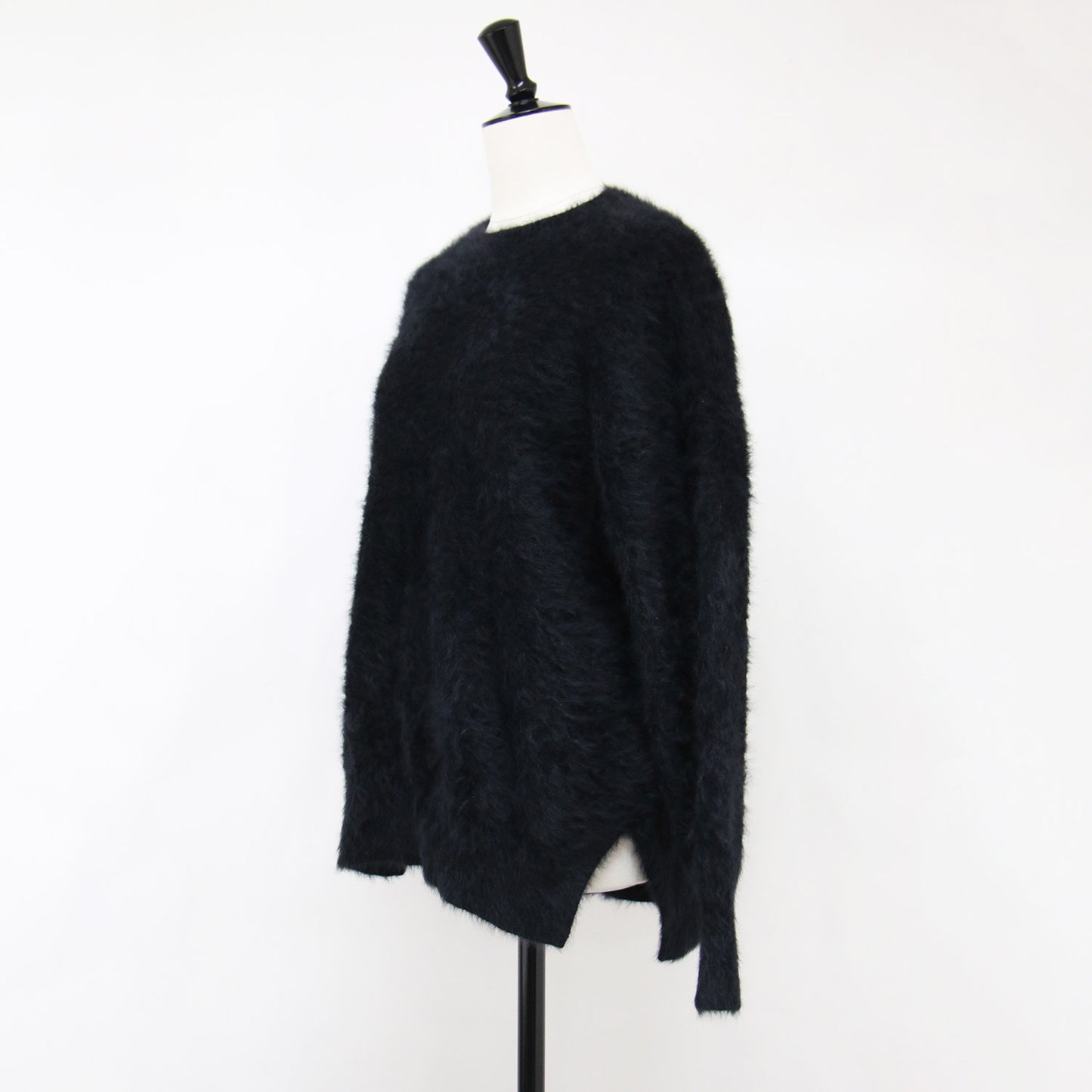 24秋冬 フォックス カシミヤ クルーネック ニット / 長袖 プルオーバー