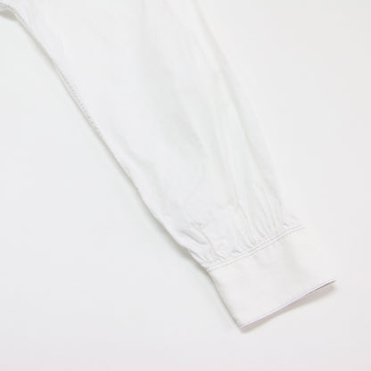 アスコットタイ ワンピース / ボウタイ 長袖 ミディ丈 2WAY シャツワンピース