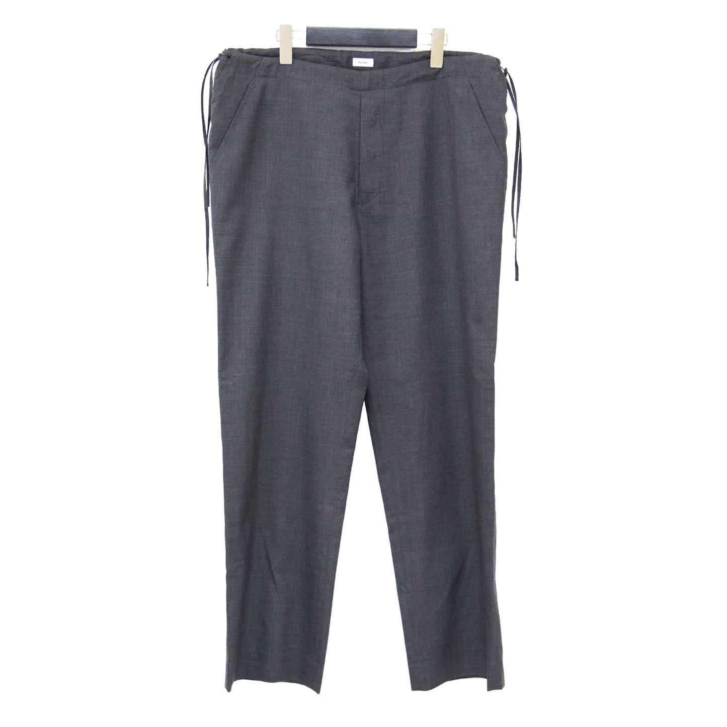 トロピカル ウール サイド ストリング スラックス / ドロスト ストレート パンツ Tropical Wool Side String Slacks