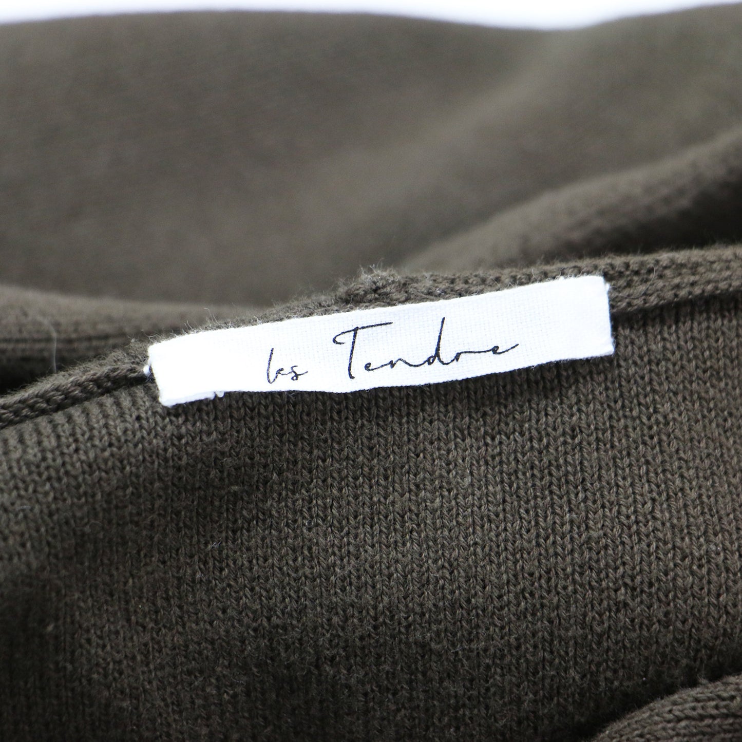 24秋冬 les Tendre 刺繍 フーディー / パーカー 長袖 オーバーサイズ ロゴ コットン