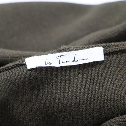 24秋冬 les Tendre 刺繍 フーディー / パーカー 長袖 オーバーサイズ ロゴ コットン