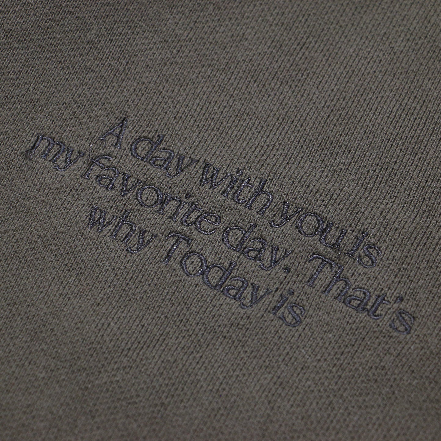 24秋冬 les Tendre 刺繍 フーディー / パーカー 長袖 オーバーサイズ ロゴ コットン