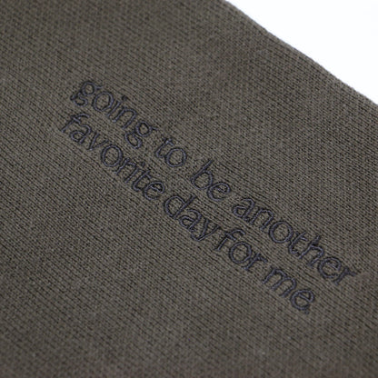 24秋冬 les Tendre 刺繍 フーディー / パーカー 長袖 オーバーサイズ ロゴ コットン