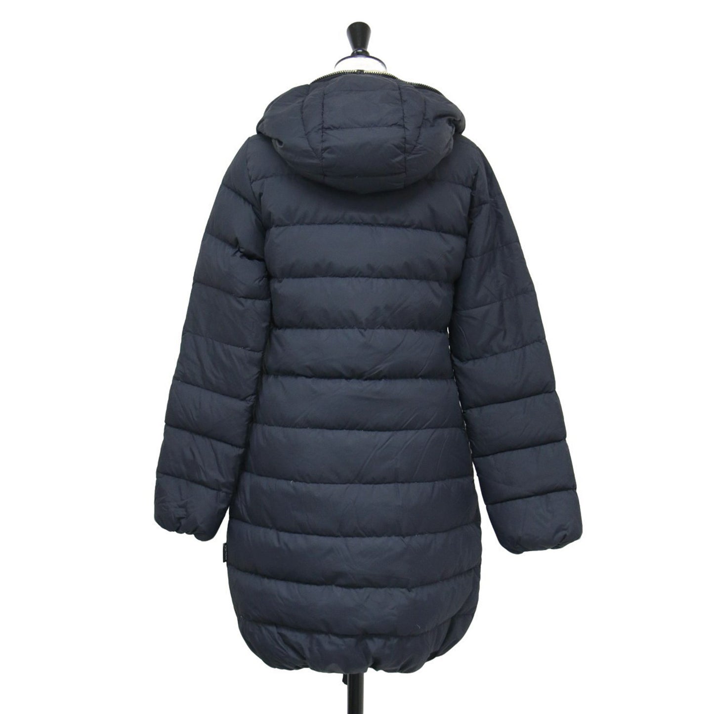 マット ナイロン ダウン コート / ACE MAT ミドル丈 ジップアップ フード付き