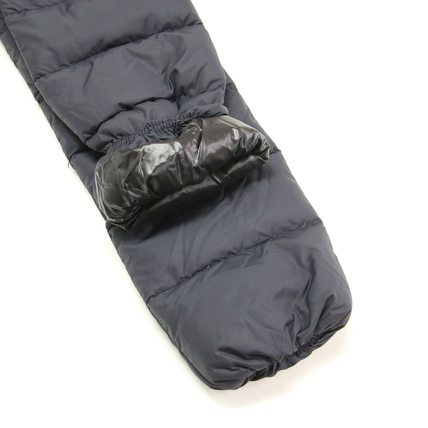 マット ナイロン ダウン コート / ACE MAT ミドル丈 ジップアップ フード付き