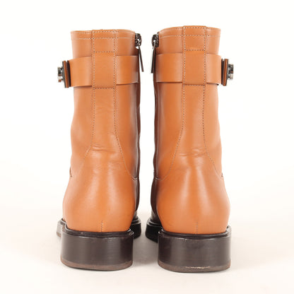 ガンチーニ レザー ショート ブーツ / BALIR フラット ベルト 牛革