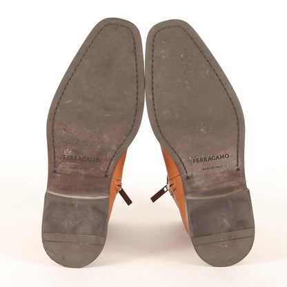 ガンチーニ レザー ショート ブーツ / BALIR フラット ベルト 牛革