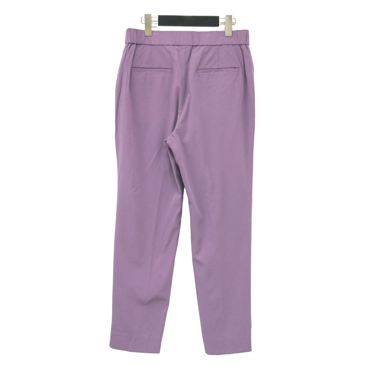 24秋冬 センタープレス テーパード パンツ / Newan Carol 2 クロップド丈 ウエストゴム ストレッチ ウォッシャブル