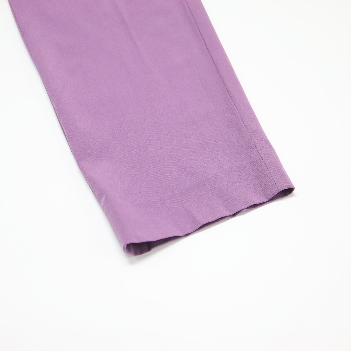 24秋冬 センタープレス テーパード パンツ / Newan Carol 2 クロップド丈 ウエストゴム ストレッチ ウォッシャブル