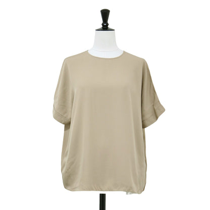 24春夏 フレンチスリーブ ブラウス / Jule Silk Tazy ロールアップ シルク ウォッシャブル