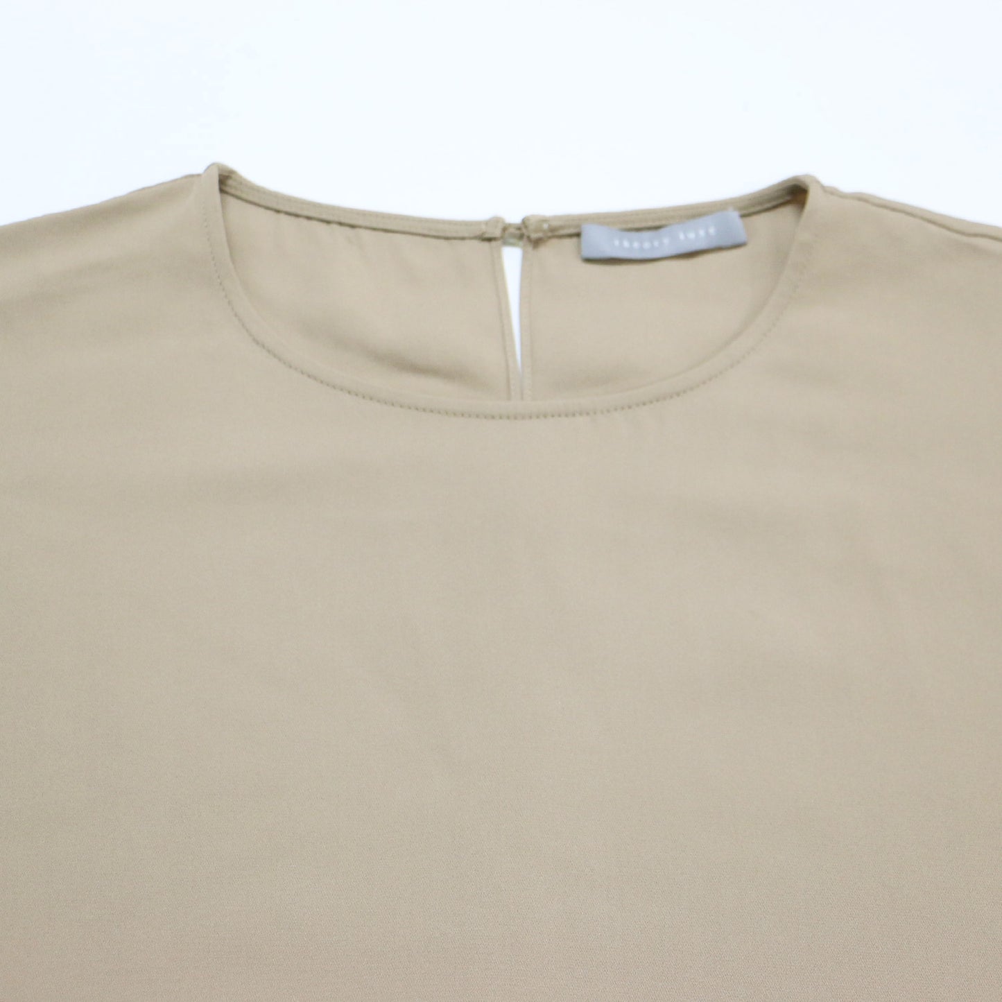 24春夏 フレンチスリーブ ブラウス / Jule Silk Tazy ロールアップ シルク ウォッシャブル