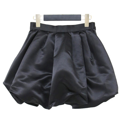 Venice balloon skirt / サテン ミニ バルーン スカート