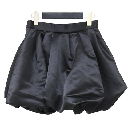 Venice balloon skirt / サテン ミニ バルーン スカート