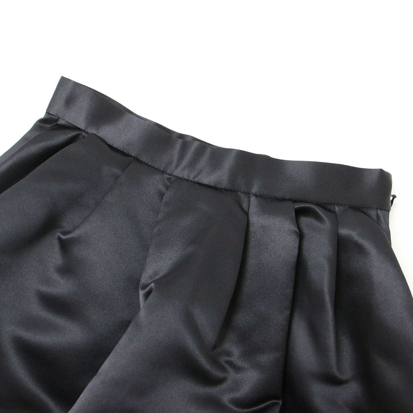 Venice balloon skirt / サテン ミニ バルーン スカート