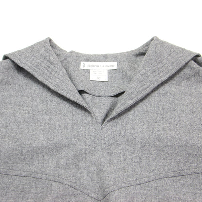 21秋冬 ウール セーラーカラー シャツ / Wool Sailor Collar Shirt ブラウス プルオーバー 長袖