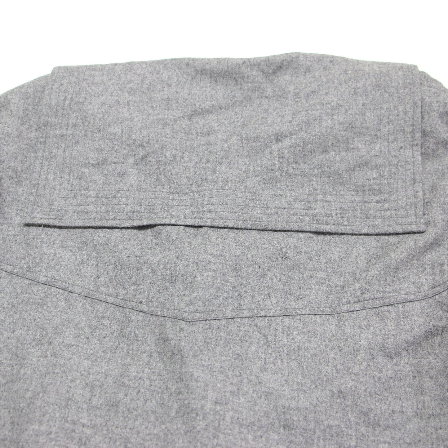 21秋冬 ウール セーラーカラー シャツ / Wool Sailor Collar Shirt ブラウス プルオーバー 長袖