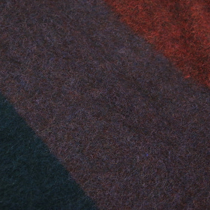 モヘア ボーダー クルーネック ニット / プルオーバー 長袖 配色 ウール