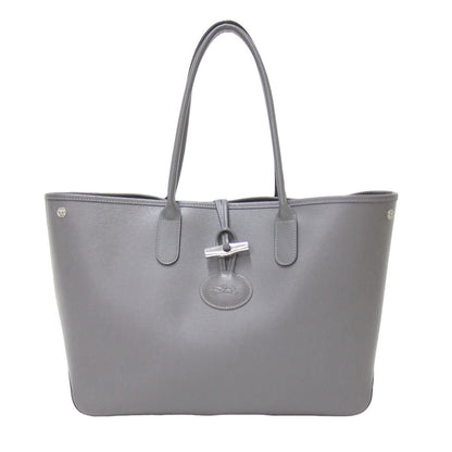 ロゾ レザー トートバッグ / ショルダーバッグ ロゴ カウハイド 牛革 本革