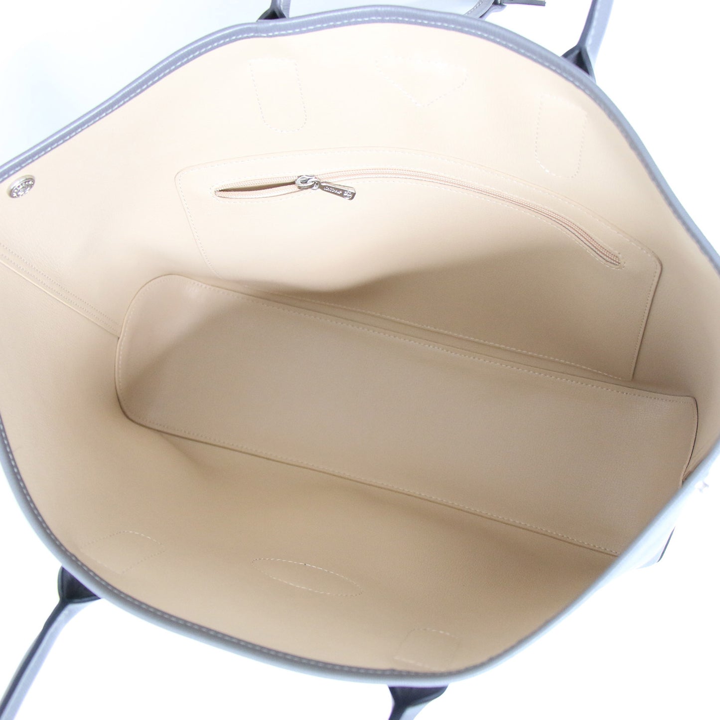 ロゾ レザー トートバッグ / ショルダーバッグ ロゴ カウハイド 牛革 本革