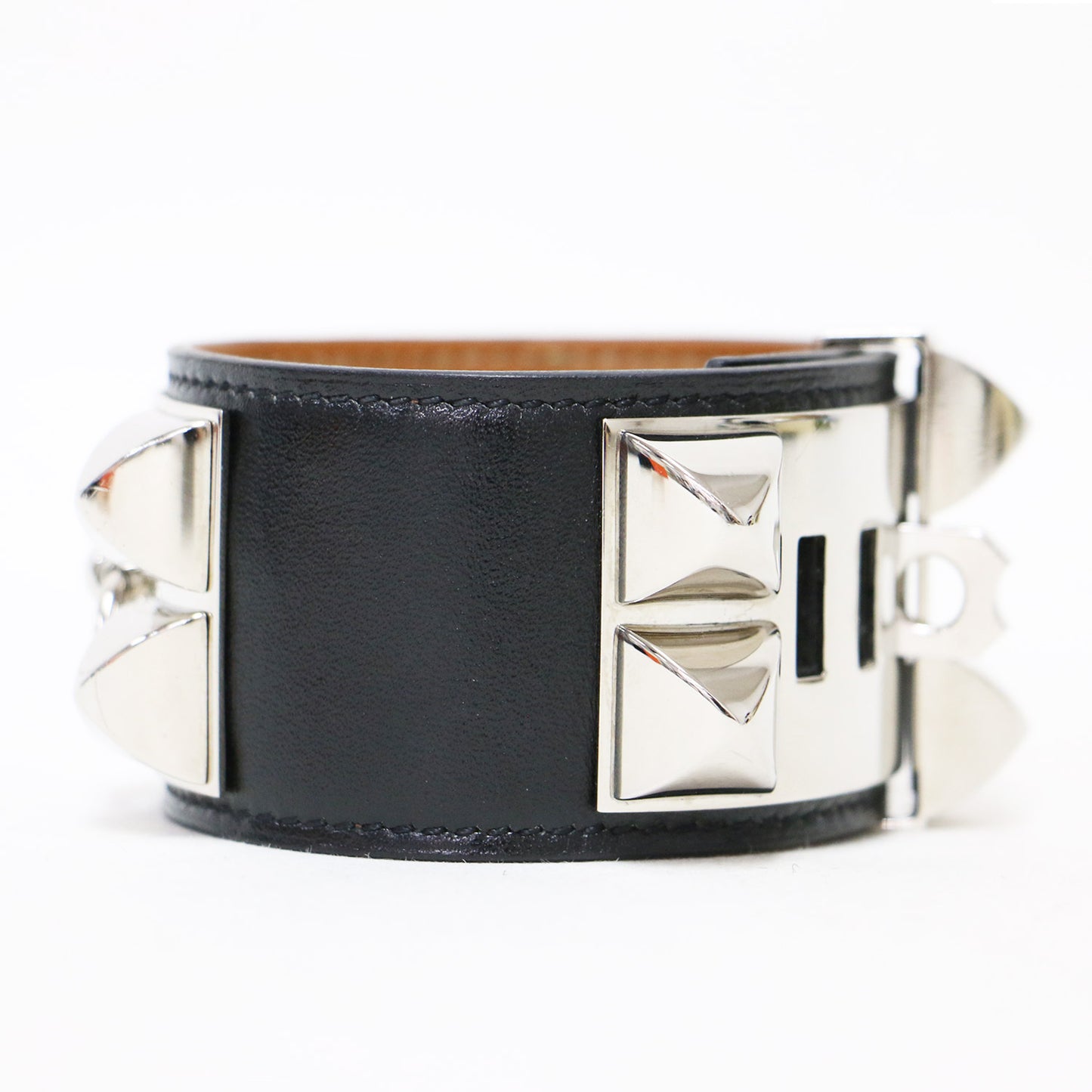 コリエドシアン レザー ブレスレット / バングル ボックスカーフ