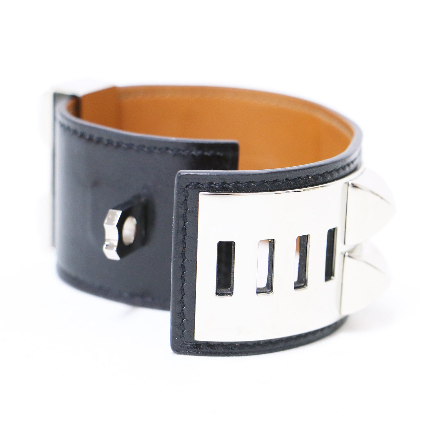 コリエドシアン レザー ブレスレット / バングル ボックスカーフ