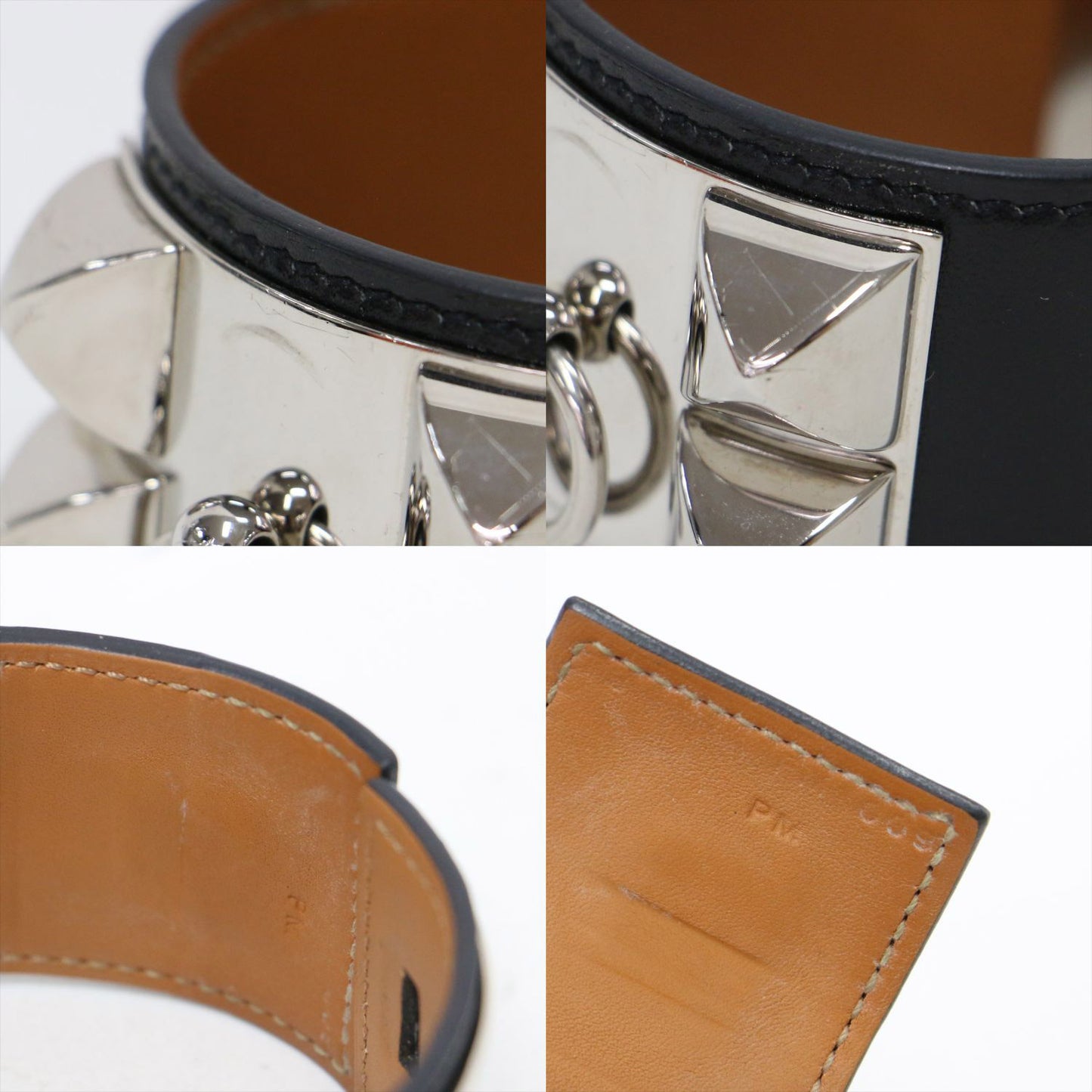 コリエドシアン レザー ブレスレット / バングル ボックスカーフ