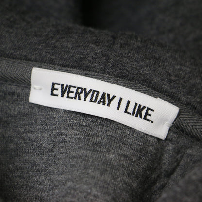 24秋冬  EVERYDAY I LIKE. Oversized ジップ フーディー / パーカー フード ボンディング コットン