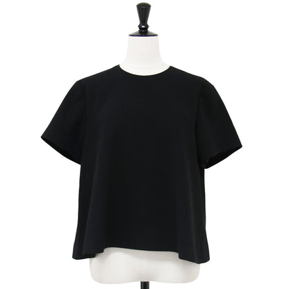 24秋冬 Aライン プルオーバー ブラウス / Admiral Crepe SS Aline Top CL J 半袖 ラウンドネック