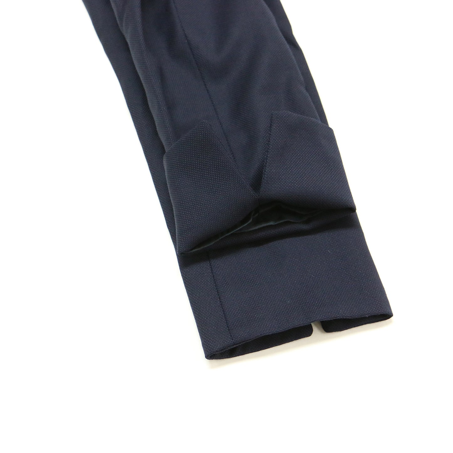 ジャケット スカート セットアップ / スーツ ノーカラー ミディ丈 タイト ウール