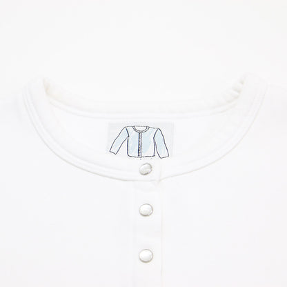 カーディガン プレッション / M001 CARDIGAN 長袖 クルーネック スナップボタン 裏起毛