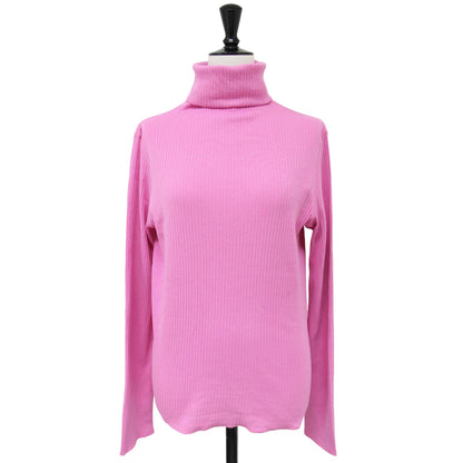 ハイネック リブ ロングスリーブ カットソー / HIGH NECK RIB ロンT 長袖 コットン