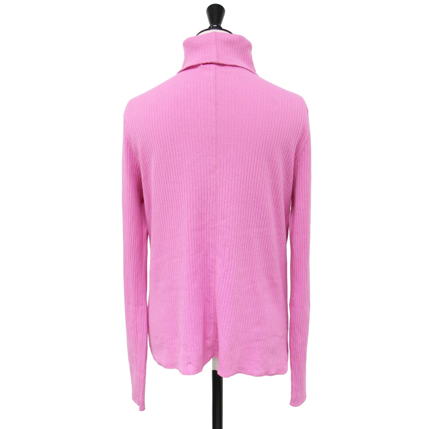 ハイネック リブ ロングスリーブ カットソー / HIGH NECK RIB ロンT 長袖 コットン
