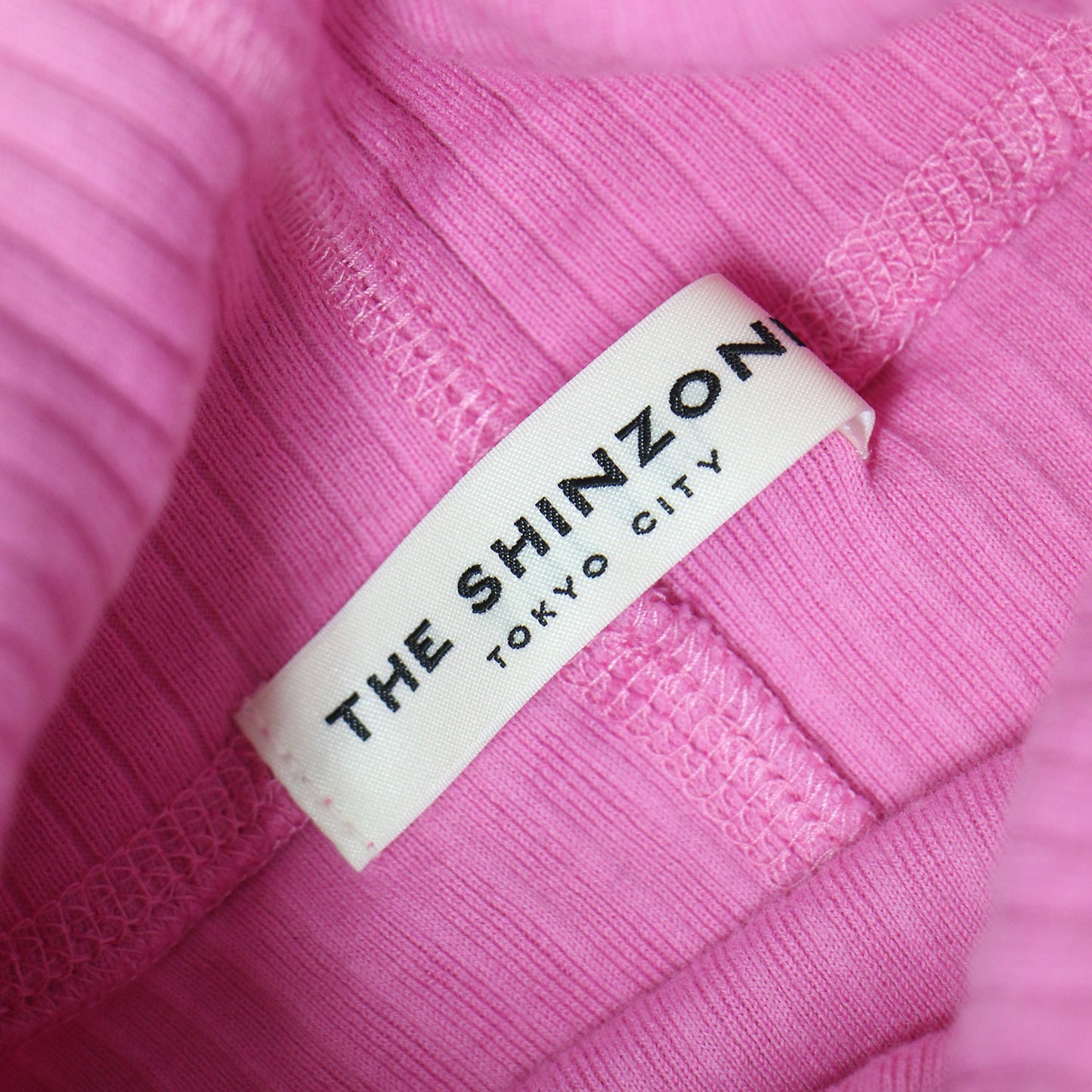 ハイネック リブ ロングスリーブ カットソー / HIGH NECK RIB ロンT 長袖 コットン