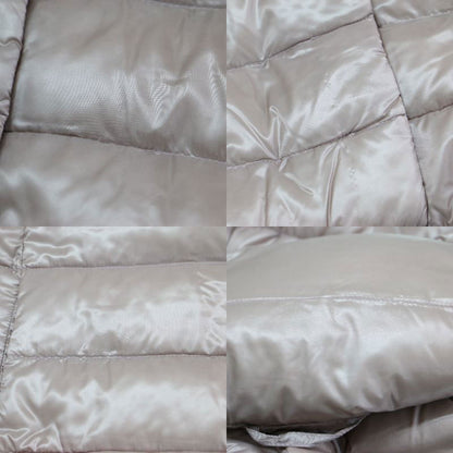 アミンタ キルティング ダウンジャケット / Aminta 7分袖 ファネルネック スナップボタン