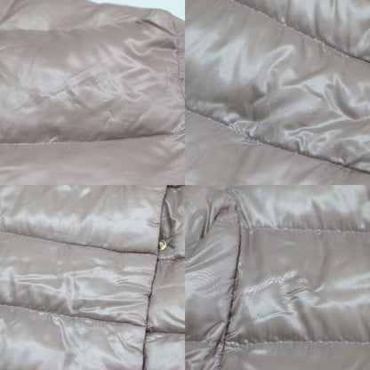 アミンタ キルティング ダウンジャケット / Aminta 7分袖 ファネルネック スナップボタン