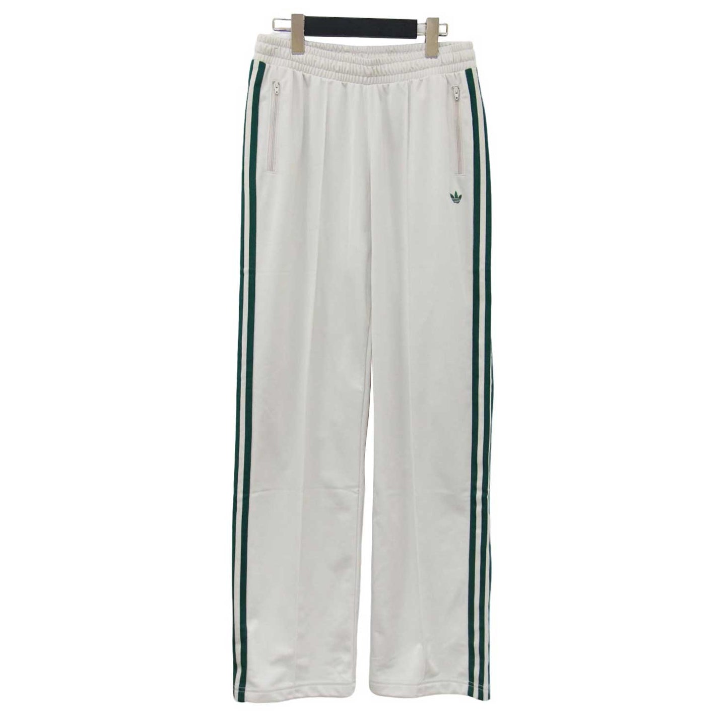 トラックパンツ JD5262 / ジャージ スリーストライプス トレフォイル ウエストゴム ドローコード Bliss Collegiate Green 定番