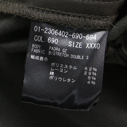 22秋冬 2WAYストレッチ スリム テーパード パンツ / Bistretch Double 3 Padra Gz アンクル丈 センタープレス サイドボタン タブ