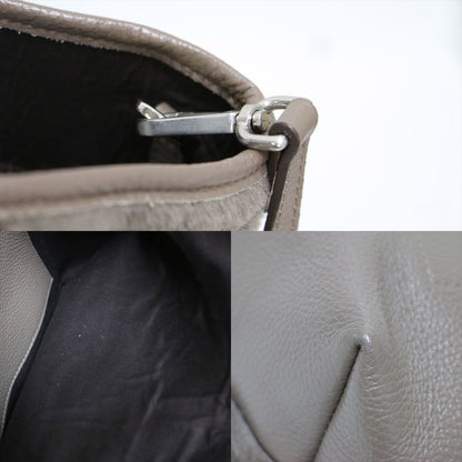 ファー コンビ レザー トートバッグ / ショルダーバッグ 2WAY 斜め掛け 肩掛け