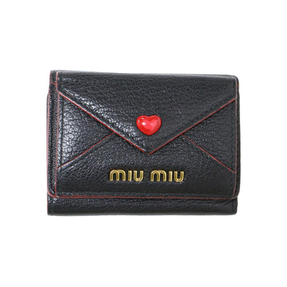 マドラス ラブ 三つ折り 財布 / コンパクト ウォレット ハート ロゴ レザー