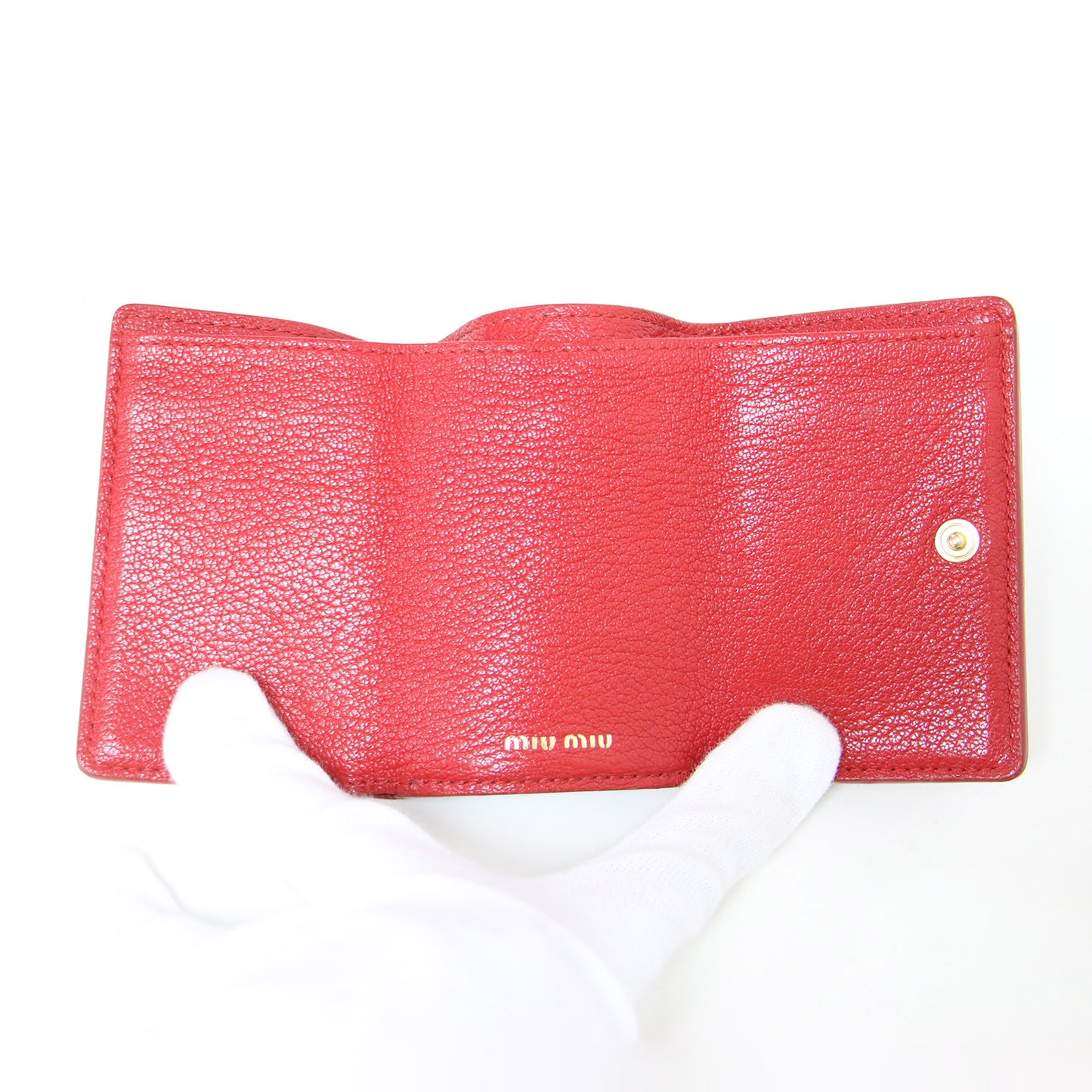 マドラス ラブ 三つ折り 財布 / コンパクト ウォレット ハート ロゴ レザー